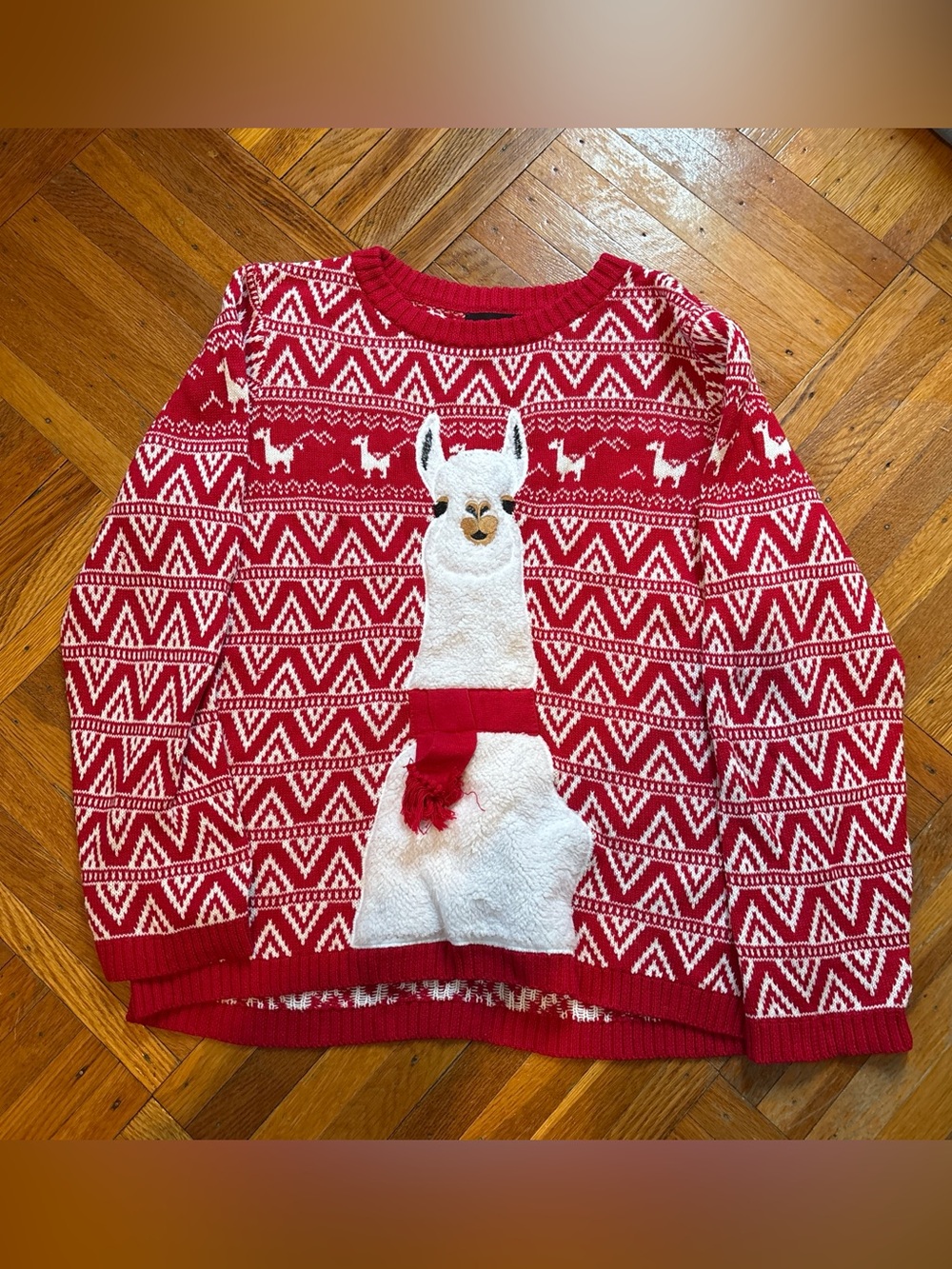 Llama Christmas sweater